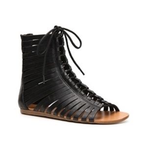 Mix No.6 Travel Black Gladiator Sandal